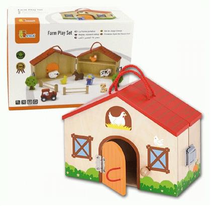 Φάρμα Ξύλινο Κουκλόσπιτο Viga Toys