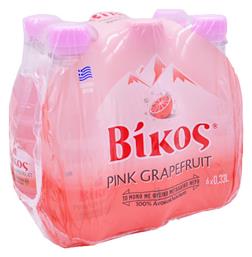Αναψυκτικό Pink Grapefruit με Ανθρακικό Μπουκάλι 6x330ml Βίκος