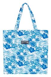Υφασμάτινη Τσάντα Θαλάσσης Floral Λευκή Vilebrequin