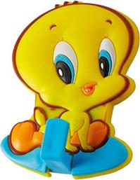 Viobrass Tweety Looney Tunes Παιδική Κρεμάστρα Μονής Θέσης Βιδωτή Πλαστική Πολύχρωμη 2.3x8cm από το GreekBooks