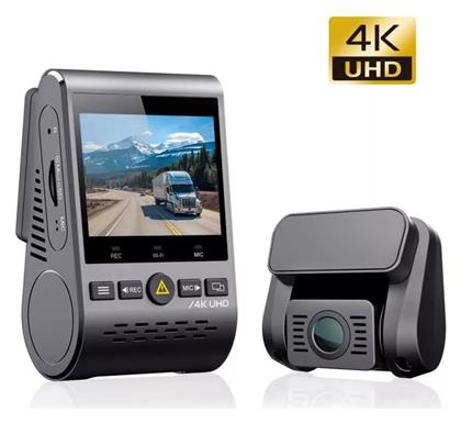 A129 Duo Ultra Σετ Κάμερα DVR Αυτοκινήτου 4K με Οθόνη 2'' GPS για Παρμπρίζ με Αυτοκόλλητο & Κάμερα Οπισθοπορείας Viofo
