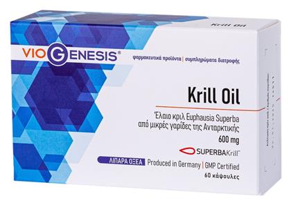 Krill Oil Superba 600mg 60 κάψουλες Viogenesis