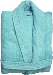 Μπουρνούζι Classic Με Γιακά Τιρκουάζ Viopros