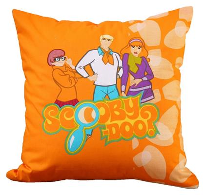 Παιδικό Διακοσμητικό Μαξιλάρι Scooby Doo 10 Πορτοκαλί Μ40xΥ40εκ. Viopros