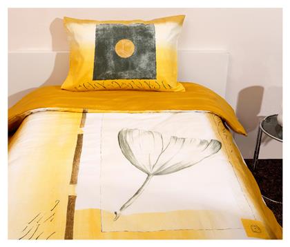 Σετ Μονή 160x240 Κίτρινη Viopros