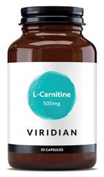 L-Carnitine 500mg 30 κάψουλες Viridian