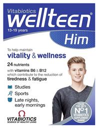 Wellteen Him Πολυβιταμίνη 30 ταμπλέτες Vitabiotics