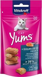Vitakraft Cat Yums Salmon Λιχουδιές Σνακ Γάτας 40gr