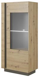 Βιτρίνα Σαλονιού Artisan / Γραφίτης 72x40x154cm - LH Home Furniture