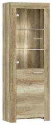 Βιτρίνα Σαλονιού Country Γκρι 70x37x197cm - LH Home Furniture
