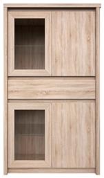 Βιτρίνα Σαλονιού Norton Sonoma 87x40x153.5cm - Alphab2b
