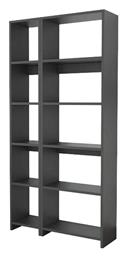 Βιβλιοθήκη Alkathi 77x22x160εκ. Ανθρακί - Pakketo