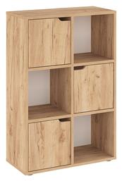 Βιβλιοθήκη Bookel 59.5x27.5x89εκ. Oak - Pakketo