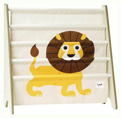 Βιβλιοθήκη Δαπέδου Ξύλινη Lion 25.4x25.4x61cm - 3 Sprouts