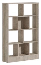 Βιβλιοθήκη Dividre 120x30x181εκ. Καρυδί - Pakketo