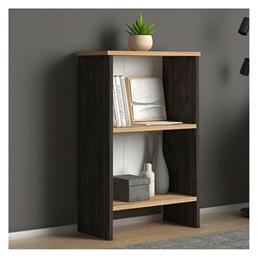 Βιβλιοθήκη Flora 52x25x80εκ. Industrial Grey - Oak - Megapap