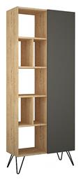 Βιβλιοθήκη Jedda 80.6x29.6x191εκ. Megapap