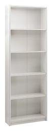 Βιβλιοθήκη Max 58x23x170εκ. Λευκό - Megapap