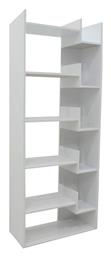 Βιβλιοθήκη Naya 72x30x182.5εκ. Λευκή - Pakketo