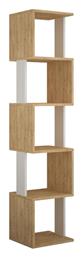 Βιβλιοθήκη Piri 35x30x161εκ. Φυσικό / Λευκό - Pakketo
