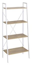 Βιβλιοθήκη Ramon 60x23x145.5εκ. Λευκό - Pakketo