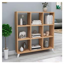 Βιβλιοθήκη Saul 88.2x20x88.2εκ. Pine / Oak - Megapap