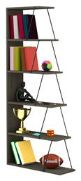 Βιβλιοθήκη Tars 65x24x146εκ. Olive Grey - HomeMarkt