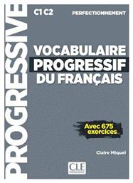 VOCABULAIRE PROGRESSIF DU FRANCAIS PERFECTIONNEMENT (+ CD) AVEC 675 EXERCICES N/E - CLE International