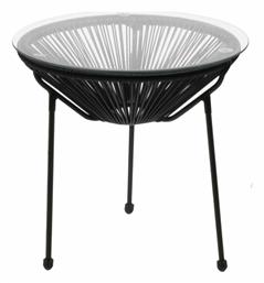 Βοηθητικό Acapulco 50x50x50εκ. Μαύρο - Woodwell