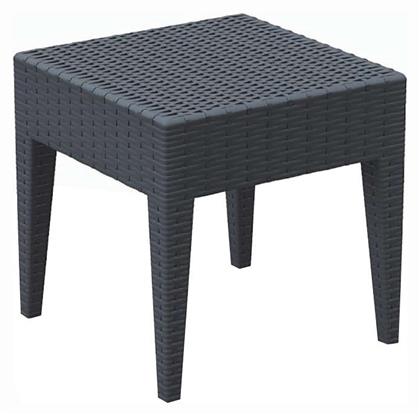 Βοηθητικό Miami 45x45x45εκ. Γκρι - Siesta Exclusive