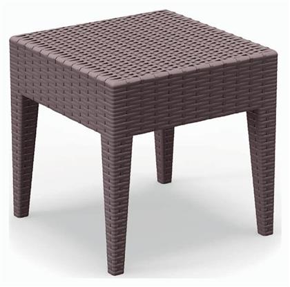 Βοηθητικό Miami 45x45x45εκ. Καφε - Siesta Exclusive