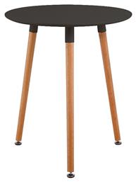Βοηθητικό Τραπεζάκι Art Μ60xΠ60xΥ68εκ. Μπεζ - Woodwell
