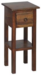 Βοηθητικό Τραπεζάκι Classic Stand 25x25x55cm Καφέ - Woodwell
