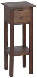 Βοηθητικό Τραπεζάκι Classic Stand 25x25x65cm Καφέ - Woodwell