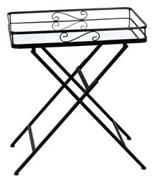 Βοηθητικό Τραπεζάκι Joene 60x38x68cm Μαύρο - Pakketo