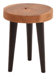 Βοηθητικό Τραπεζάκι Labous 35x35x45cm Φυσική-μαύρη - Pakketo