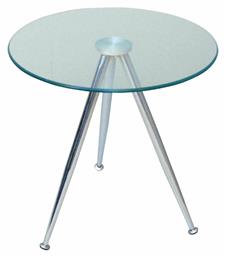 Βοηθητικό Τραπεζάκι Mabel Μ50xΠ50xΥ51εκ. Διάφανο - Woodwell