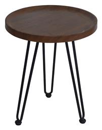 Βοηθητικό Τραπεζάκι Matrix Μ45xΠ45xΥ55εκ. Καφέ - Woodwell