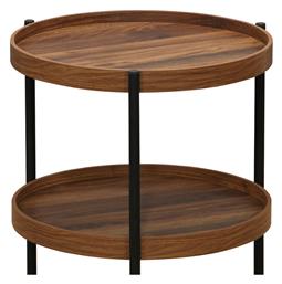 Βοηθητικό Τραπεζάκι Portogie 40x40x50cm Καφέ - Pakketo