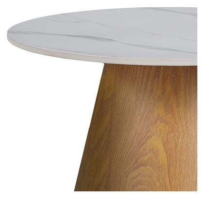 Βοηθητικό Τραπεζάκι Soleire 50x50x46cm Λευκό μαρμάρου - Pakketo από το EasyU