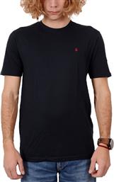 Volcom Stone Blanks Ανδρικό T-shirt Μαύρο Με Λογότυπο από το Sportcafe