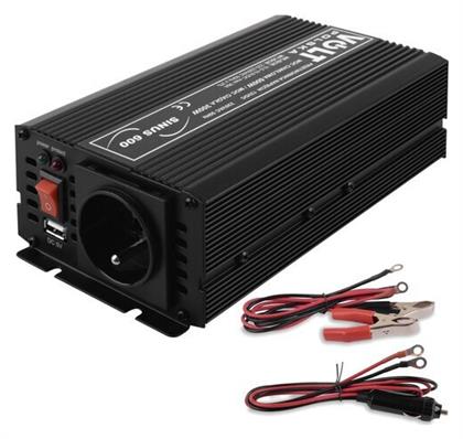 Inverter Αυτοκινήτου για Μετατροπή 12V DC σε 220V AC Volt