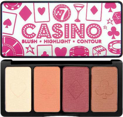 W7 Cosmetics Casino Blush Highlight & Contour Palette από το Plus4u
