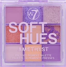 W7 Cosmetics Soft Hues Παλέτα με Σκιές Ματιών σε Στερεή Μορφή Amethyst 8.1gr