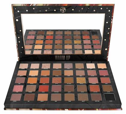 Warm Up Παλέτα με Σκιές Ματιών σε Στερεή Μορφή The Hottest Nudes 36gr W7 Cosmetics