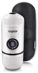 Nanopresso Φορητή Μηχανή Καφέ για Camping με Θήκη Λευκό Χρώμα Wacaco