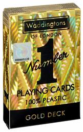 Winning Moves No.1 Τράπουλα Πλαστικοποιημένη Χρυσή Waddingtons