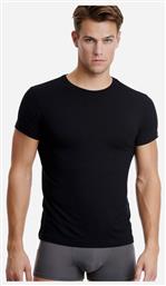 Ανδρική Φανέλα Κοντομάνικη σε Μαύρο Χρώμα Walk