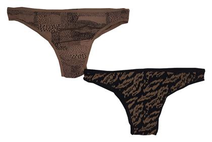 Bamboo Γυναικεία Brazil 2Pack Καφέ/Μαύρο Εμπριμέ Walk