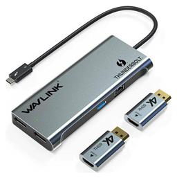 Thunderbolt 3 Docking Station με DisplayPort 4K Ethernet (WL-UTD05) Wavlink